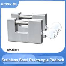 Stainless Steel RectangularPadlock ZB114