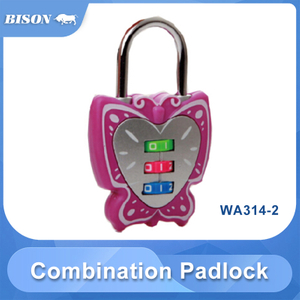 Zinc Alloy Combination Padlock WA314-2