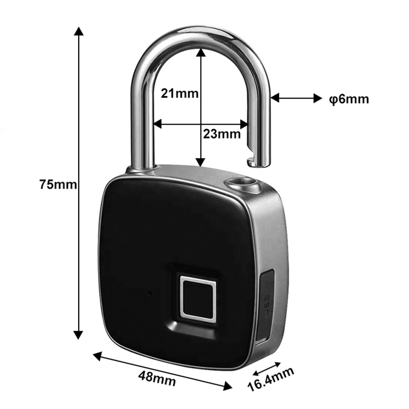 Fingerprint Padlock YDPL-0166
