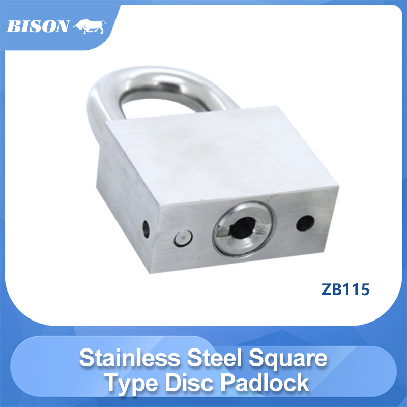 Stainless Steel Square Type Disc Padlock -NO.ZB115