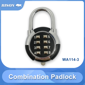 Zinc Alloy Combination Padlock WA114-3