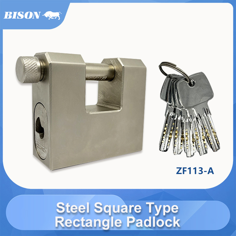 Steel Square Type Rectangle Padlock-ZF113-A