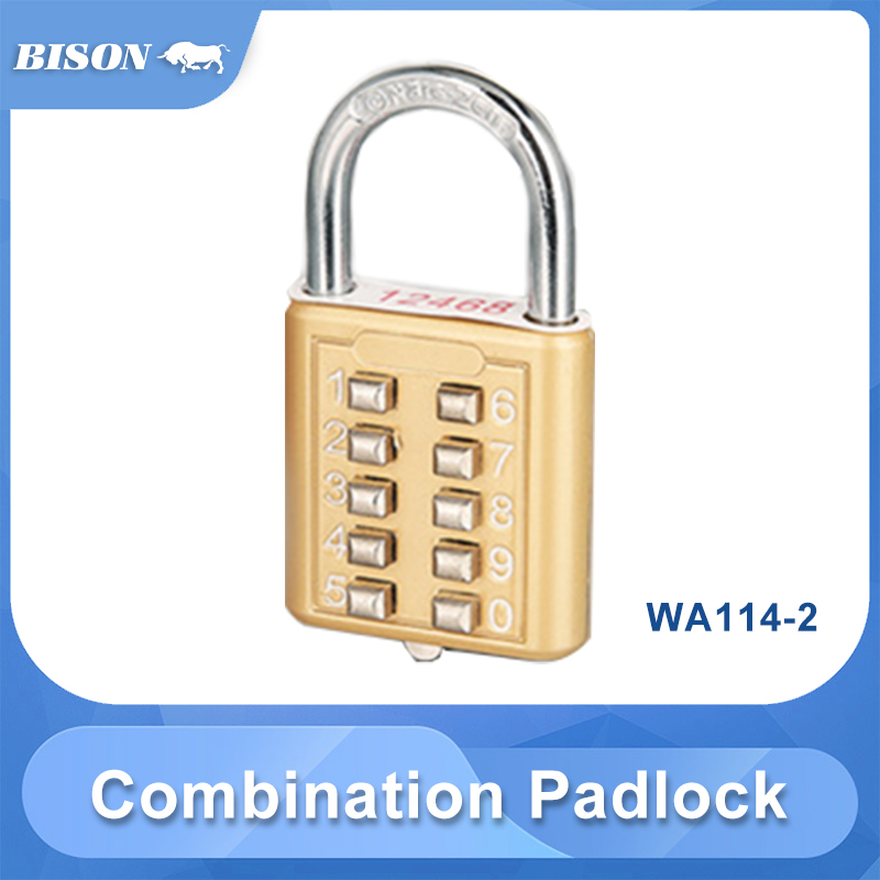Zinc Alloy Combination Padlock WA114-2