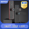 New Security Smart Door Lock，use fingerprint ,password,card to unlock